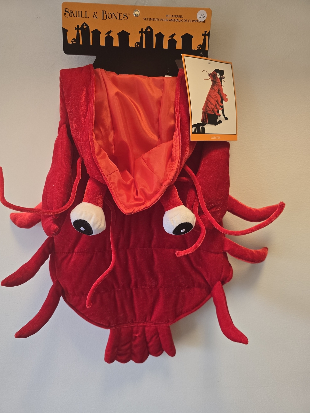 Dog Red Lobster Costume